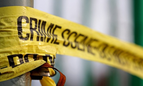 Police crime scene tape