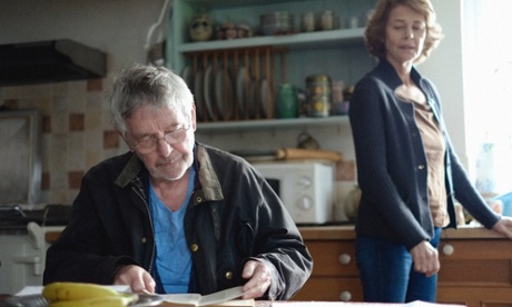 Blue rinse valentine ... Tom Courtenay and Charlotte Rampling in the poignant drama 45 Years.