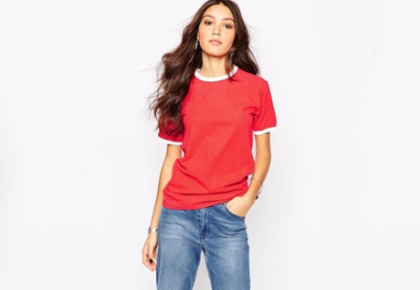 A ringer T-shirt from Asos.