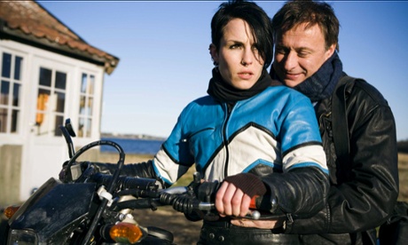 Noomi Rapace and Michael Nyqvist in The Girl With the Dragon Tattoo film,