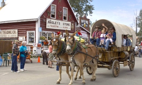 Talkeetna Moose Dropping Festival parade 