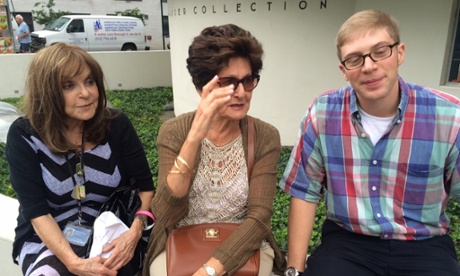 Joe (right) with Leila and Fran