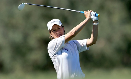 Catriona Matthew in action