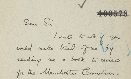 Helena Swanwick's application letter to CP Scott August 1899