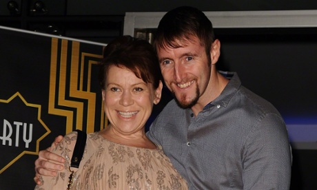 Tina Malone with her partner Paul Chase. She became a mother at 50. Her first daughter was born when she was 17.
