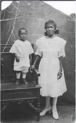 Paul Keith’s father as a young boy, with his mother