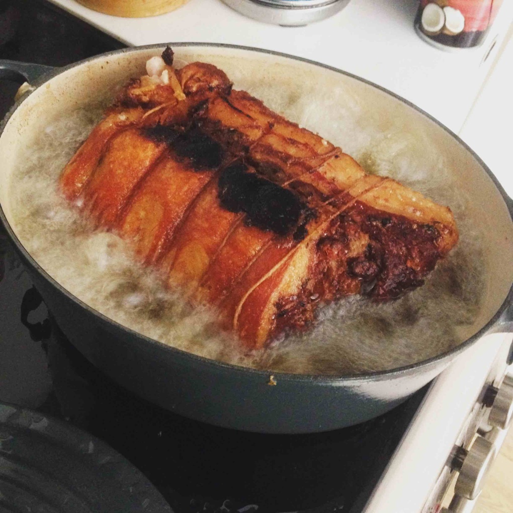 After frying Kenji Lopez-Alt’s porchetta, my kitchen floor will never be the same. 