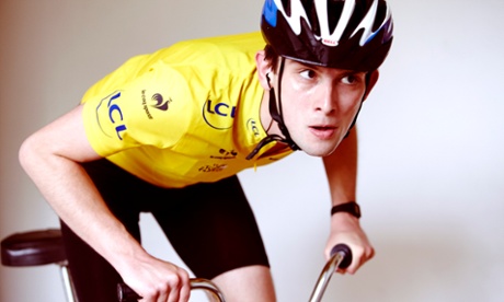 Kieran Hodgson as Lance Armstrong.