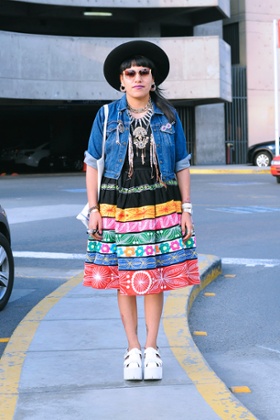 Mixing Andean and contemporary dress has caused much debate.