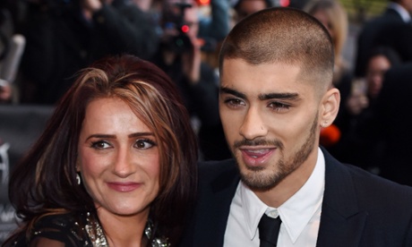 Zayn Malik and his mum Tricia.