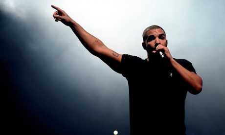 Drake performs at the Wireless festival in Finsbury Park.