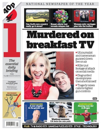 i was one of the UK newspapers not to use stills from the Virginia gunman's video