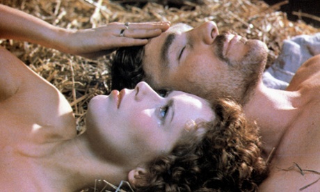 Sylvia Kristel and Nicholas Clay as Lady Chatterley and Mellors in the 1981 film of Lady Chatterley's Lover.