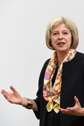 Our main line of defence … Theresa May.