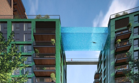The Embassy Garden sky pool, London
