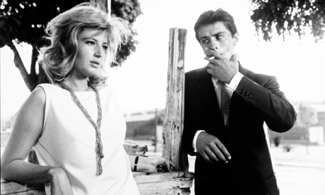 Monica Vitti and Alain Delon.