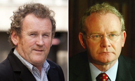 Actor Colm Meaney (left) will play Irish politician, Martin McGuinness.