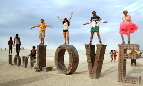 Last year's Burning Man festival, Nevada.