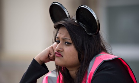 Dismaland attendant 