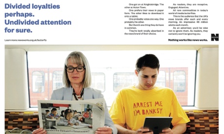 Newsworks' ads remind people of the unique role newspapers play for advertisers, readers and society