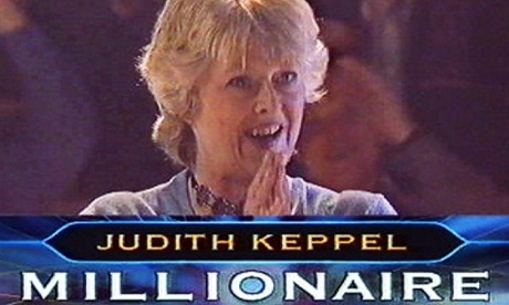 The first British winner of Who Wants To Be a Millionaire, Judith Keppel.
