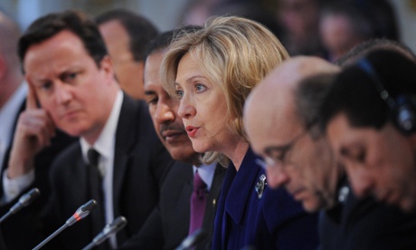 David Cameron and Hillary Clinton 