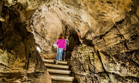 Dan-yr-Ogof cave at The National Showcaves Centre for Wales, Abercrave, Swansea.