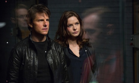 Tom Cruise and Rebecca Ferguson in Mission: Impossible - Rogue Nation