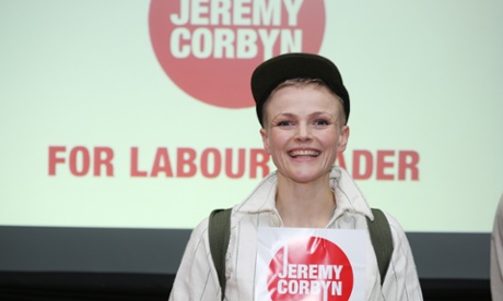 Maxine Peake (Shameless, Silk, The Village) was among 1,800 attending a Jeremy Corbyn rally in Manchester on Saturday
