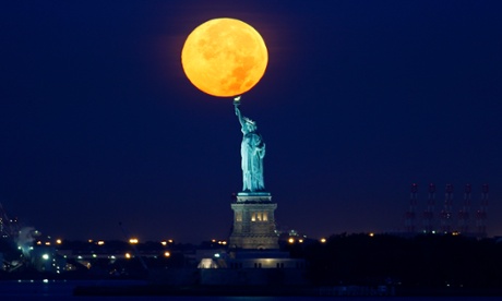 First supermoon of 2015 – in pictures