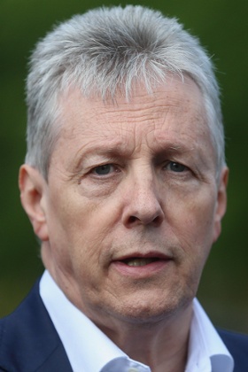 First minister and DUP leader, Peter Robinson.
