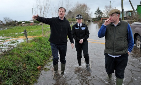 David Cameron in Dunlop wellies from Asda, an emergency non-posh purchase before a visit to the flooded Somerset Levels in 2014