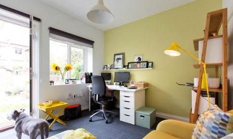 Charlie Le Rougetel runs her PR firm from her shed.