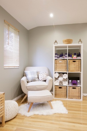 'With the shed, you’ve got the ­luxury of working from home, but you’ve got the luxury of being away from it, too.'