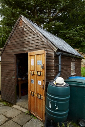 'A woman's shed is her castle.'
