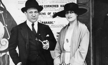Pablo Picasso and Olga Khokhlova.