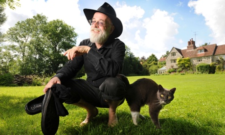 Terry Pratchett in 2008.