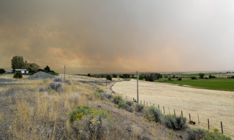 Fire burning in Prairie City