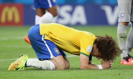 David Luiz of Brazil