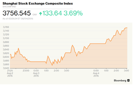 Shanghai stock market bounces back