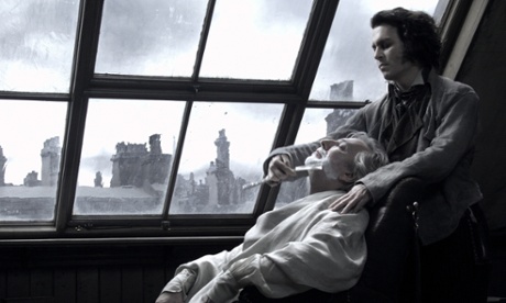 Johnny Depp in Sweeney Todd.