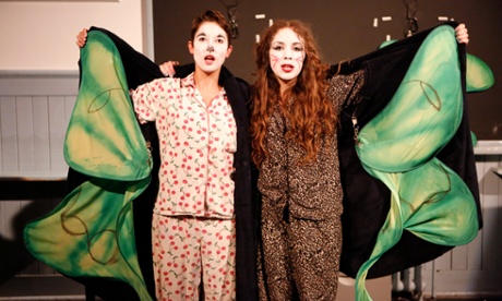 Louise Mothersole and Rebecca Biscuit in Guinea Pigs on Trial by Sh!t Theatre.