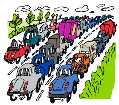 Tim Dowling traffic jam