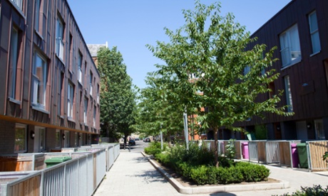 New social housing in Bethnal Green.