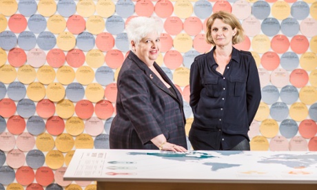 Barbara Roche (left) and Sophie Henderson of the Migration Museum Project.