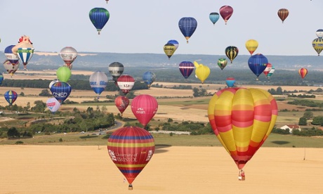 Bristol University’s hot-air balloon society in Metz.