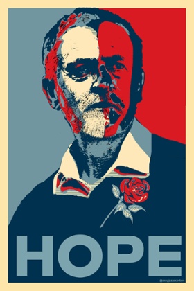 Jeremy Corbyn as Barack Obama