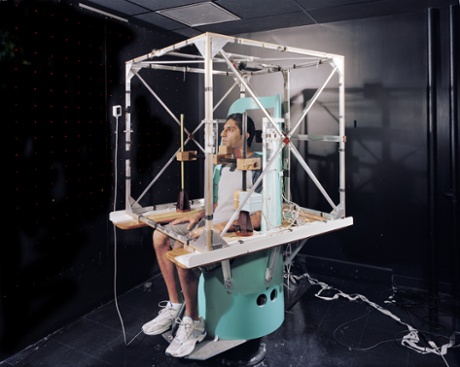 A researcher at John Hopkins University, Philadelphia, photographed by Daniel Stier. 