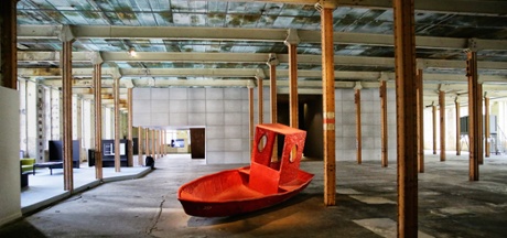 Exhibit at the Baumwollspinnerei gallery.