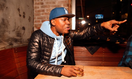 Droll model: comedian Michael Che.